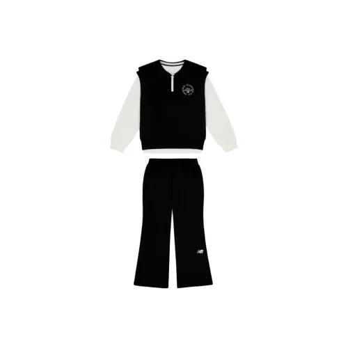 New Balance совместный бренд Повседневная спортивная одежда Черный для детей 3-7 лет