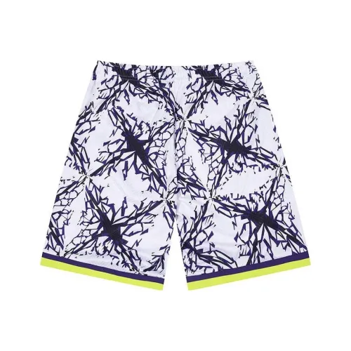 LINING YOUNG Шорты Детские Фиолетовые Белые Burst Cracks