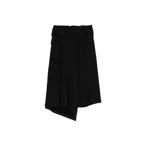 Yohji Yamamoto Черные Женские Повседневные Длинные Юбки
