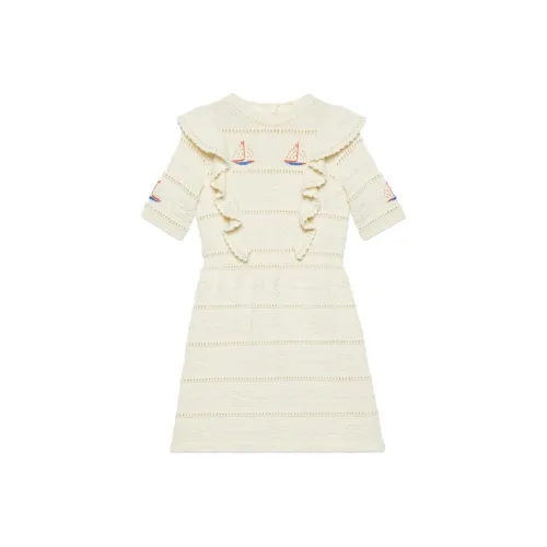 GUCCI Бежевые Платья для Детей