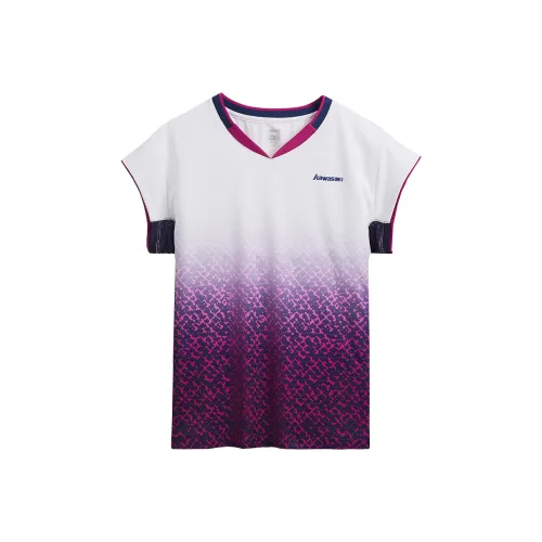 Кавасаки Contest Series Бадминтон Джерси Женские Фуксия