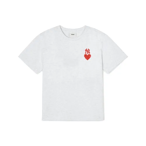 Mlb Base Logo Нью-Йорк Янкис T-рубашка Светло-пшеничный серый Детская