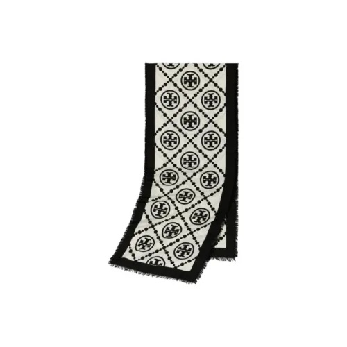 Tory Burch Шерпа Вязаные Шарфы Женские Черные