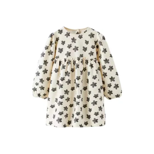 ZARA Темно-серые Детские Платья