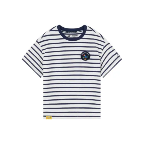 New Balance Темно-синие Kids T-рубашки