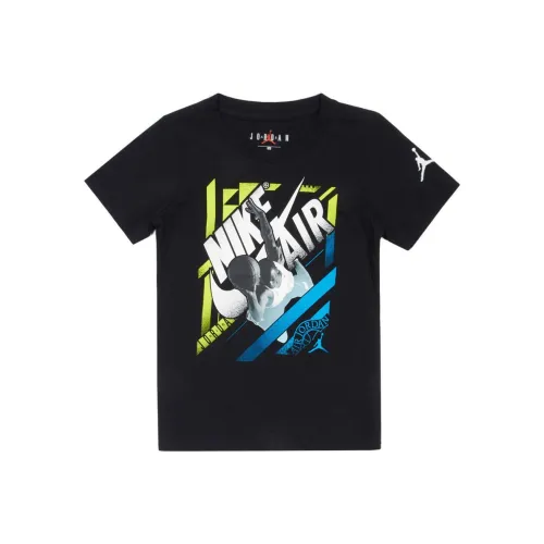 Джордан T Рубашка Черный Children Возраст 3-7 лет