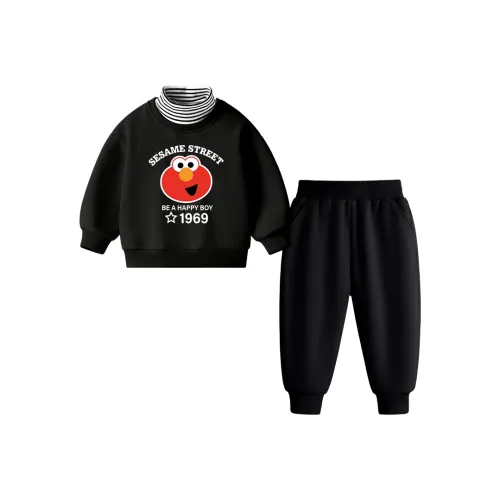 Улица Сезам Удобный Модный Флис С подкладкой Casual Sports для детей 3-7 лет