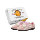 Розовый, бабочка