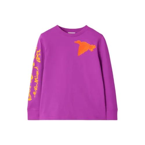 Burberry T-рубашка SS24 Ярко-фиолетовая Детская