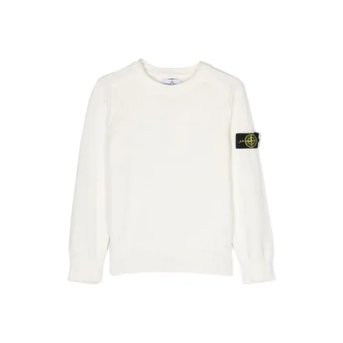 STONE ISLAND Белый Kids Свитеры