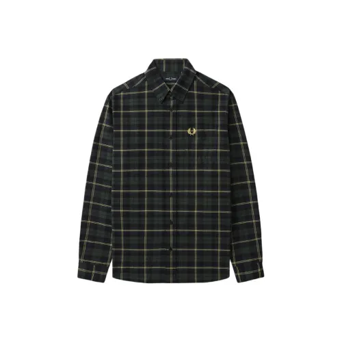 FRED PERRY Морской синий NYX Мужские рубашки