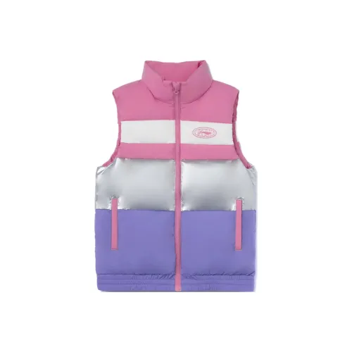 LINING YOUNG Жилет Замок Розовый Серебряный Темно-Сиреневый Детский