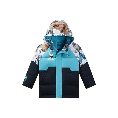 Antakids Пуховик Dream Черный Ise Island Синий для детей 3-7 лет