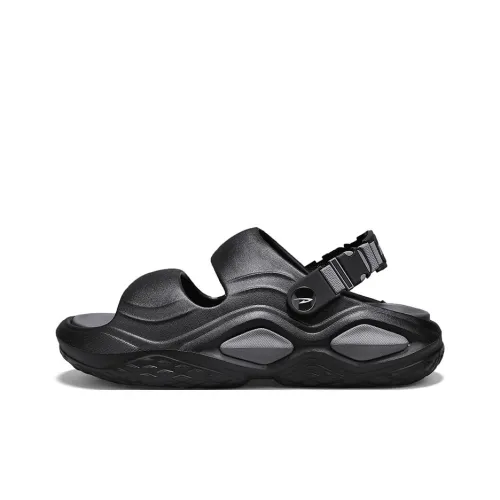 DEERWAY Тихий противоскользящие слипоны для мужчин черные