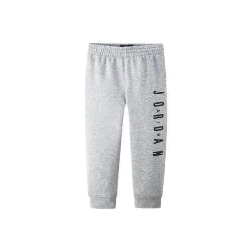 Детские Jordan вязаные тренировочные штаны слой серого цвета