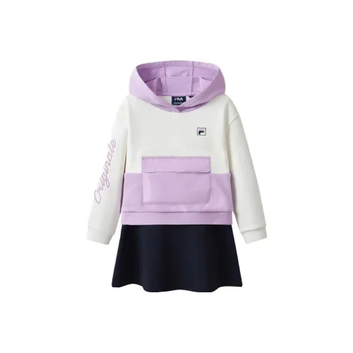 FILA KIDS Детское платье детский веер бобовый фиолетовый