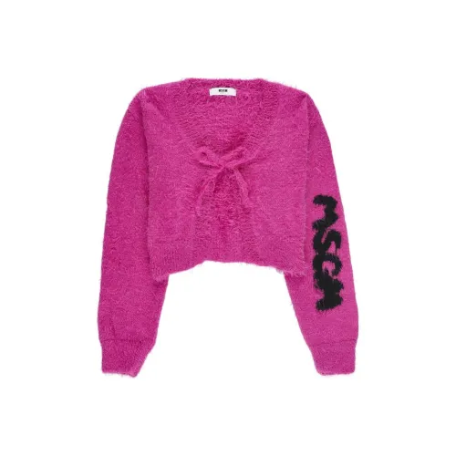 MSGM Фуксия Kids Свитеры