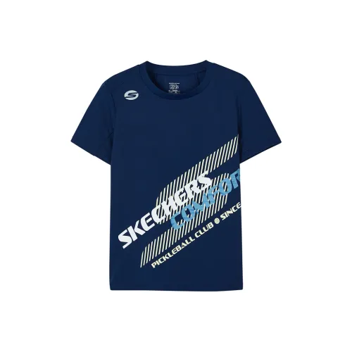 Skechers Kids T-Shirt Medieval Blue Teenagers