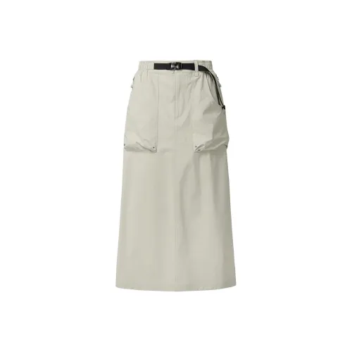 SALOMON Повседневный Длинный Юбка Женские Бежевый