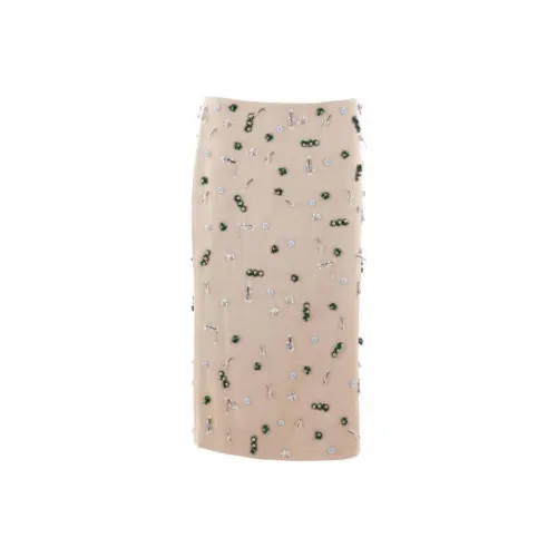 Christopher Esber Повседневный Длинный Юбка Женские Бежевый