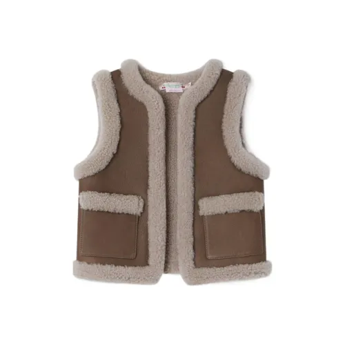 Bonpoint Каштановый Kids Жилеты