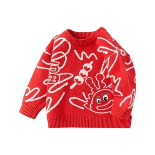 BALABALA Год Дракона CNY Series Красный китайский 60611 Детский сад Свитеры