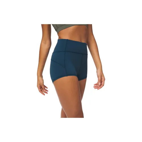 lululemon Спортивные шорты Женские Темно-зеленый