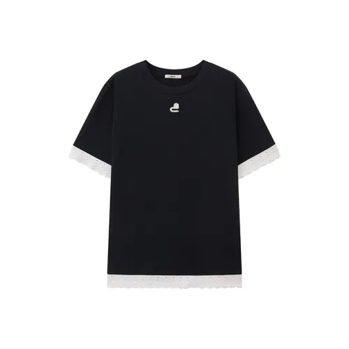 D'zzit Черные Женские Футболки