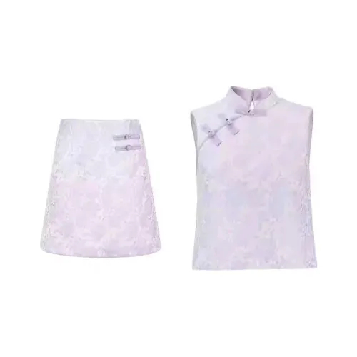 AIVEI Фиолетовый Женские Комплекты с юбкой