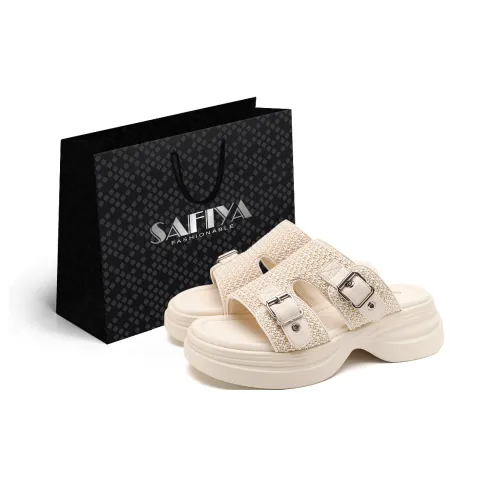 safiya Слипоны Женские Бежевые