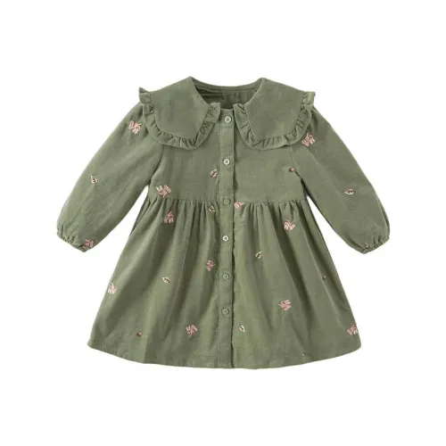 DAVE BELLA Детское платье зеленого цвета