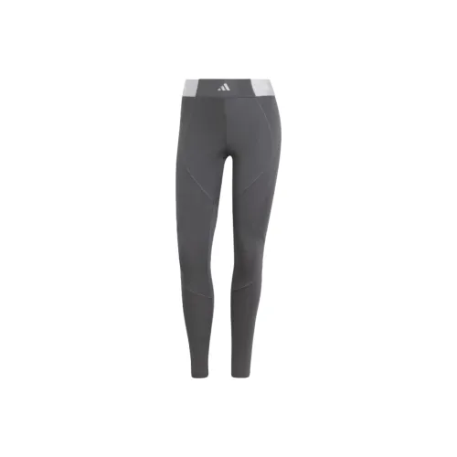 Adidas HYPERGLAM Full Length LEGGINGS Спортивные брюки Женские Серый