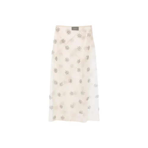 SIMONE ROCHA Повседневный Длинный Юбка Женская Бежевая