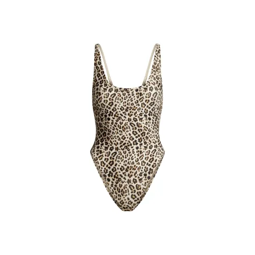 Skims Купальник ван-пис с леопардовым принтом