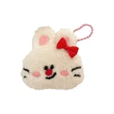 Красный брелок кролика с носом