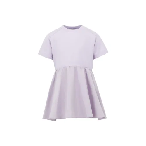 MONCLER Детское платье сиреневого цвета
