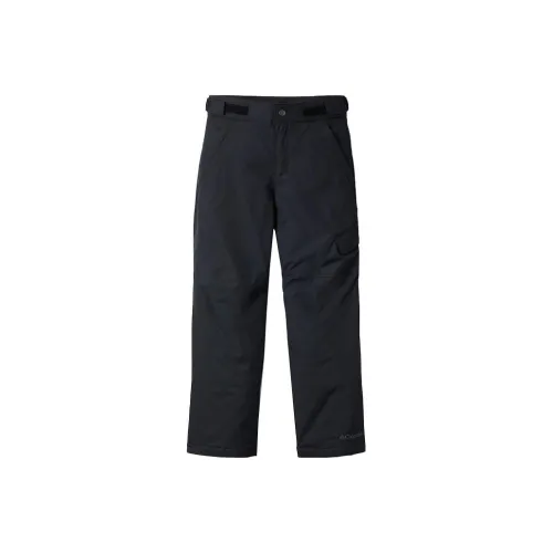 Коллаборация Columbia PFG Умеренный Детские лыжные штаны Зимний Детский Черный