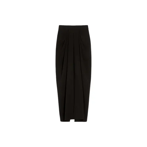 MaxMara Повседневный Длинный Юбка Женские Черный