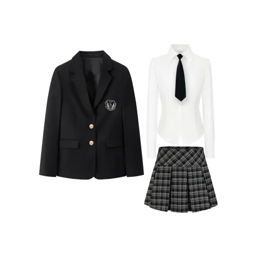 9 Кошачьих Лакомства Sticks UNIFORM Женские Черный белый