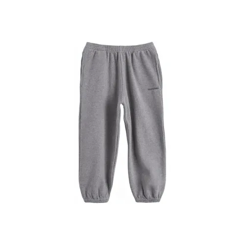 Детские Balenciaga Вязаные Спортивные Штаны Серого Цвета