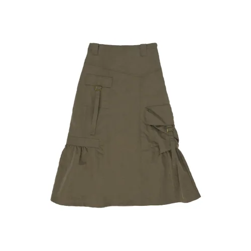 MJ STYLE Повседневный Длинный Юбка Женские