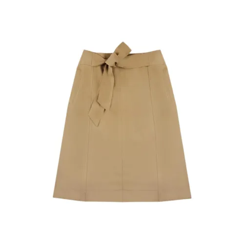 INCOTEX Повседневный Длинный Юбка Женские Хаки