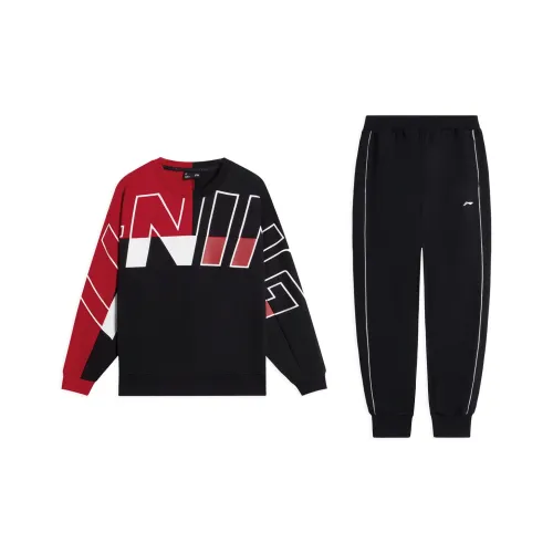 LINING YOUNG Повседневная спортивная одежда Sports Life Collection Бычий красный Черный Детский