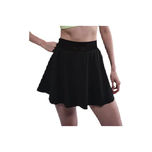 nike SS25 Повседневные короткие юбки Женские Черный