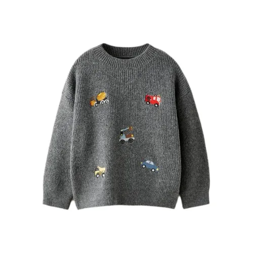 ZARA Collaboration Свитер Темно-Серый Infant и Toddler