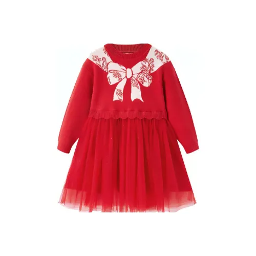 Mini Peace Fashion Collection Детское платье Children's Red