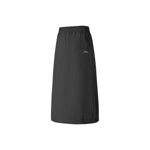 Skechers Угольный черный/0018 Женские Повседневные длинные юбки