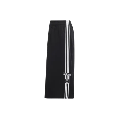 Adidas Originals Повседневный Длинный Юбка Женские Черный