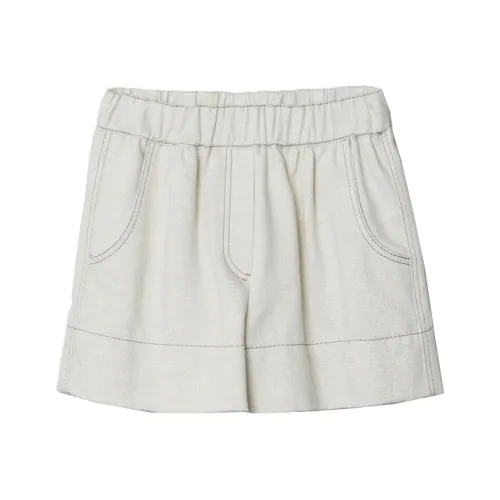 BRUNELLO CUCINELLI Шорты Детские Белые