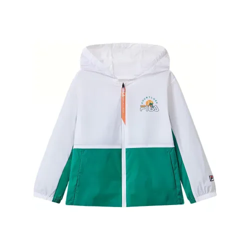 FILA KIDS Туристическая одежда Нефритовый белый для детей 3-7 лет